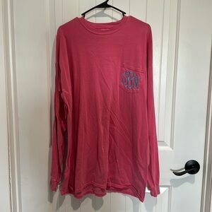 Pink and blue Monogram Comfort Colors